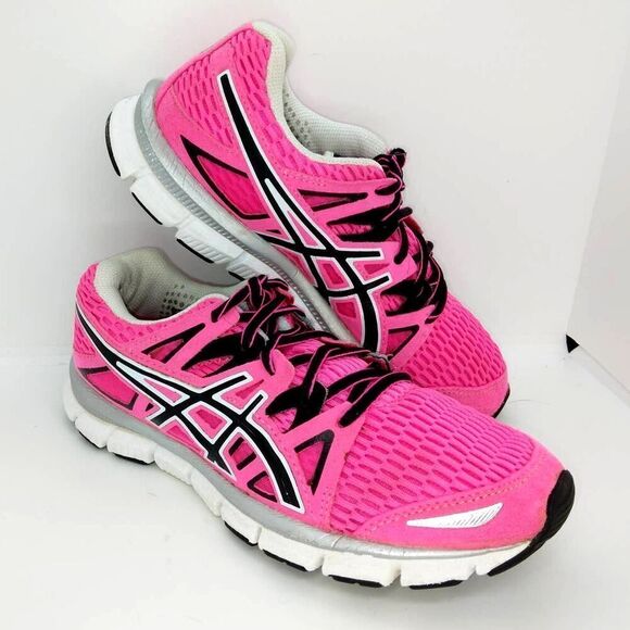 Asics Gel Blur 33 Women's Pre-owned Hot Pink/Black Running Sneakers - sz. 5 - Picture 1 of 6